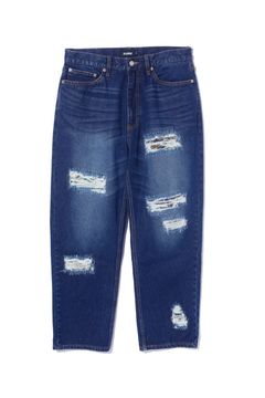 DISTRESSED DENIM PANTS / インディゴ
