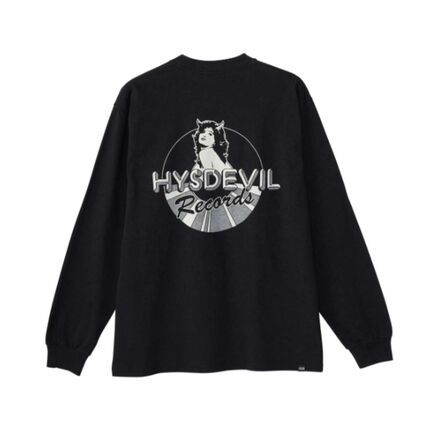 HYSDEVIL RECORDS Tシャツ / ブラック