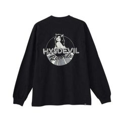 HYSDEVIL RECORDS Tシャツ / ブラック