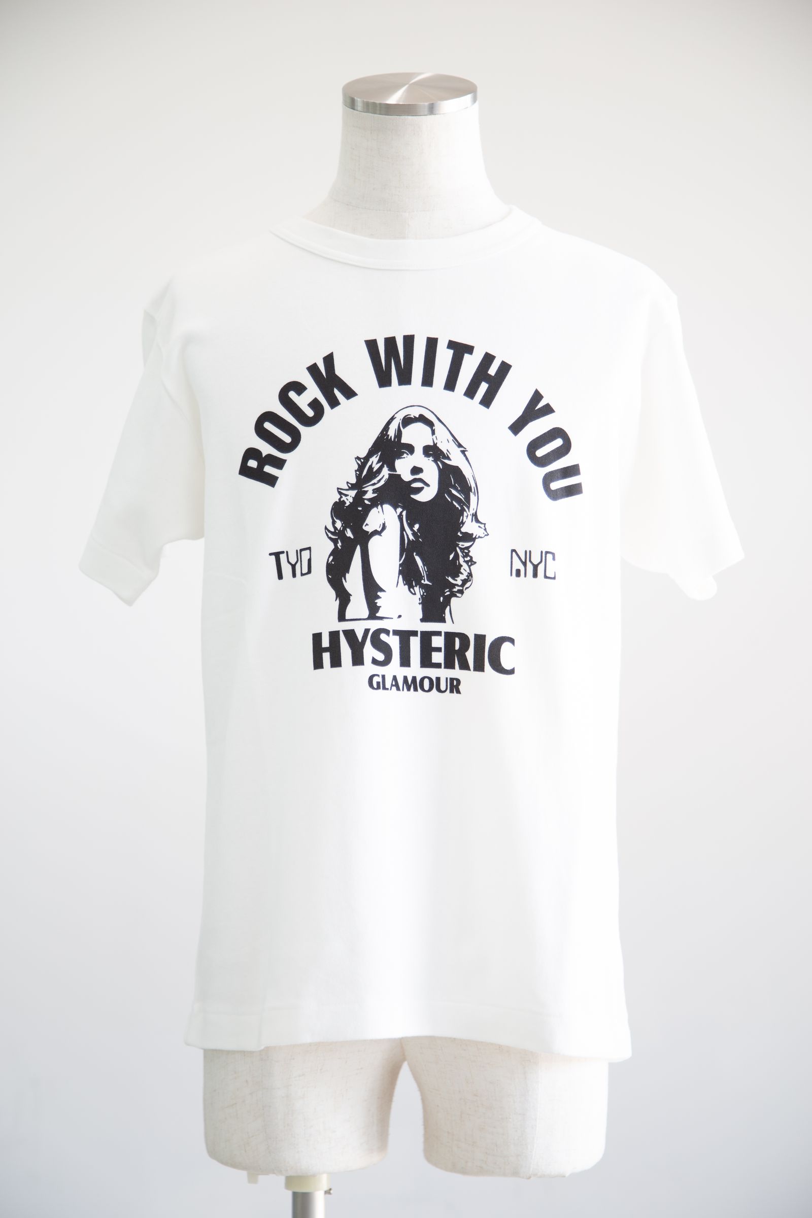 HYSTERIC GLAMOUR - [ラスト1点 サイズXL] ROCK W YOU Tシャツ ...