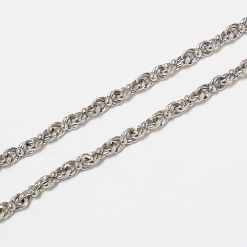 Handmade Heavy Double Loop Chain Necklace / GN006