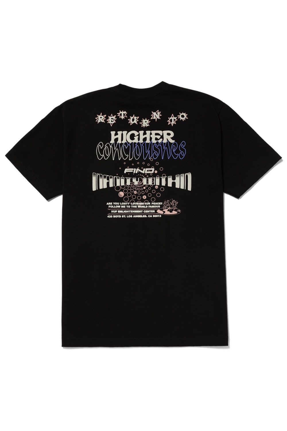 ENLIGHTENMENT CENTER S/S TEE / ブラック