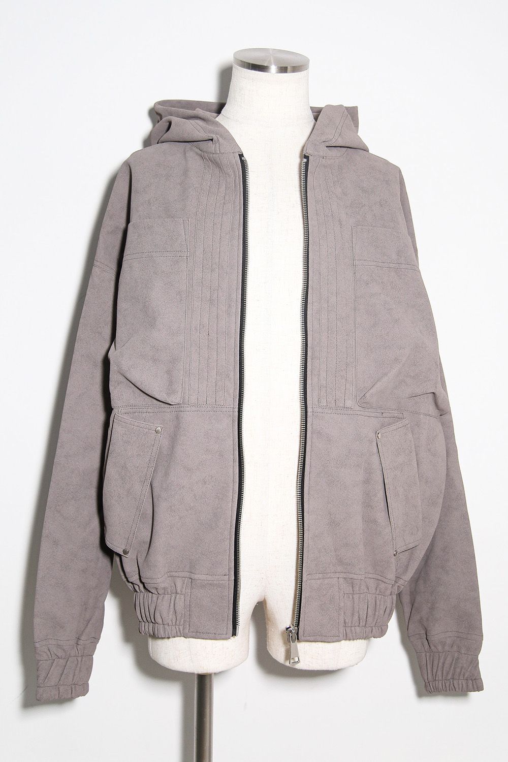 フーディーブルゾン / HOODED BLOUSON / グレー / ag-12011