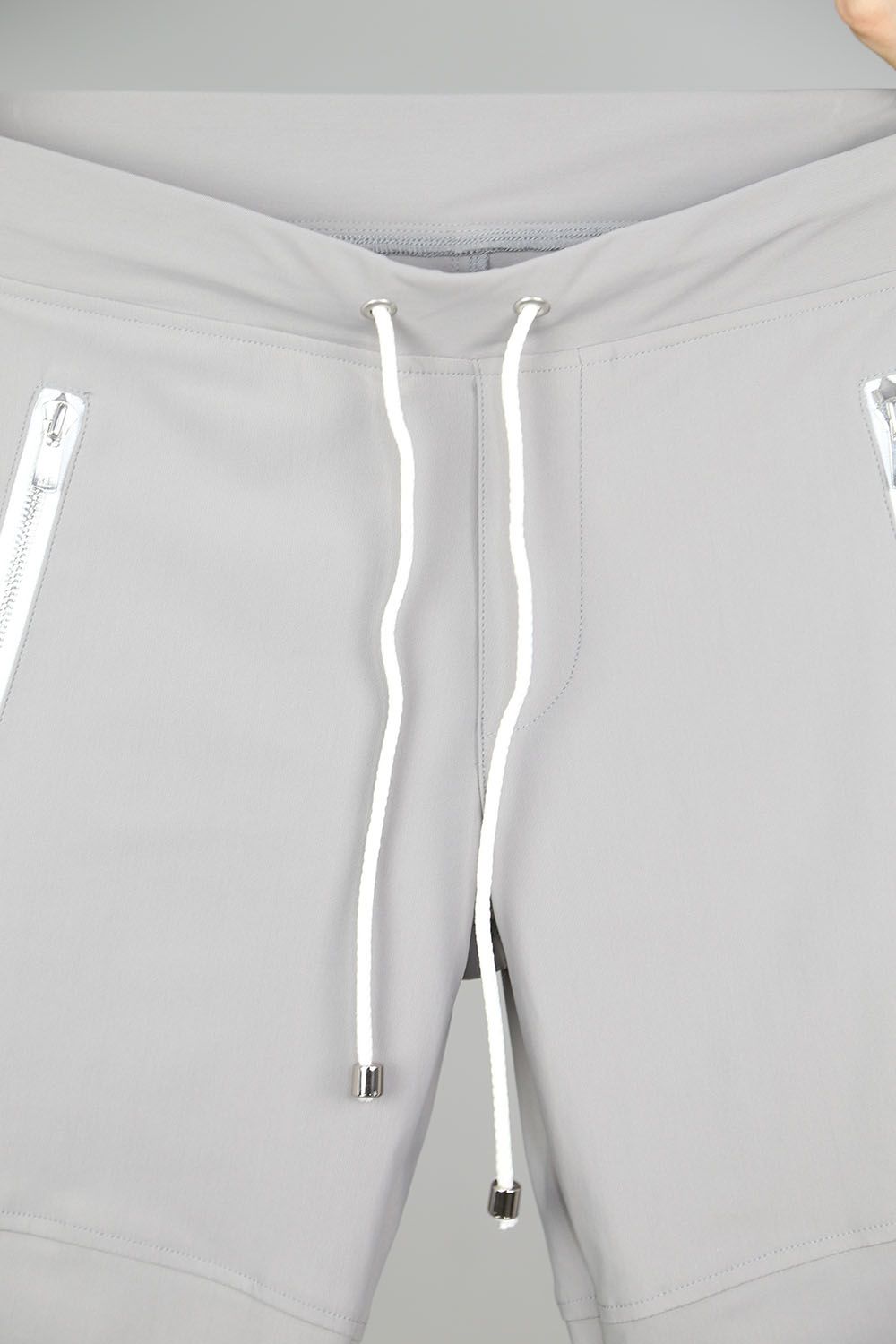 【人気定番商品】Johnson LINE NYLON PT / グレー×ホワイト