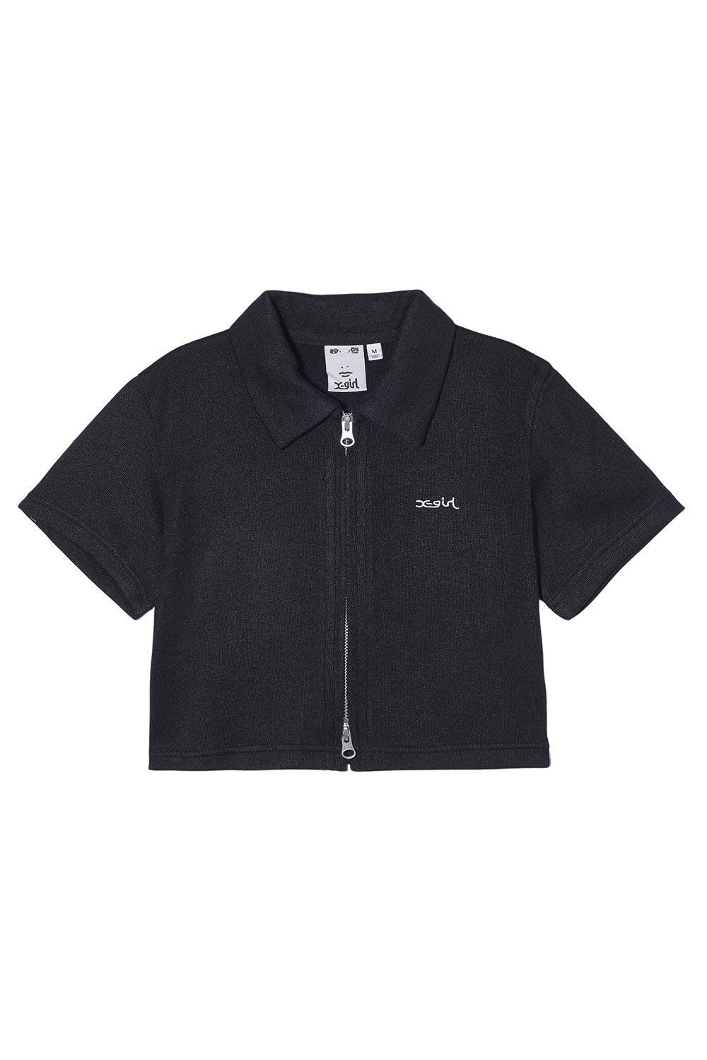 X-girl（エックスガール）の「VELOUR ZIP UP HOODIE（パーカー