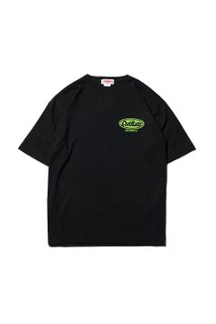 CUTRATE LOGO DROP SHOULDER S/S T-SHIRT / ブラック