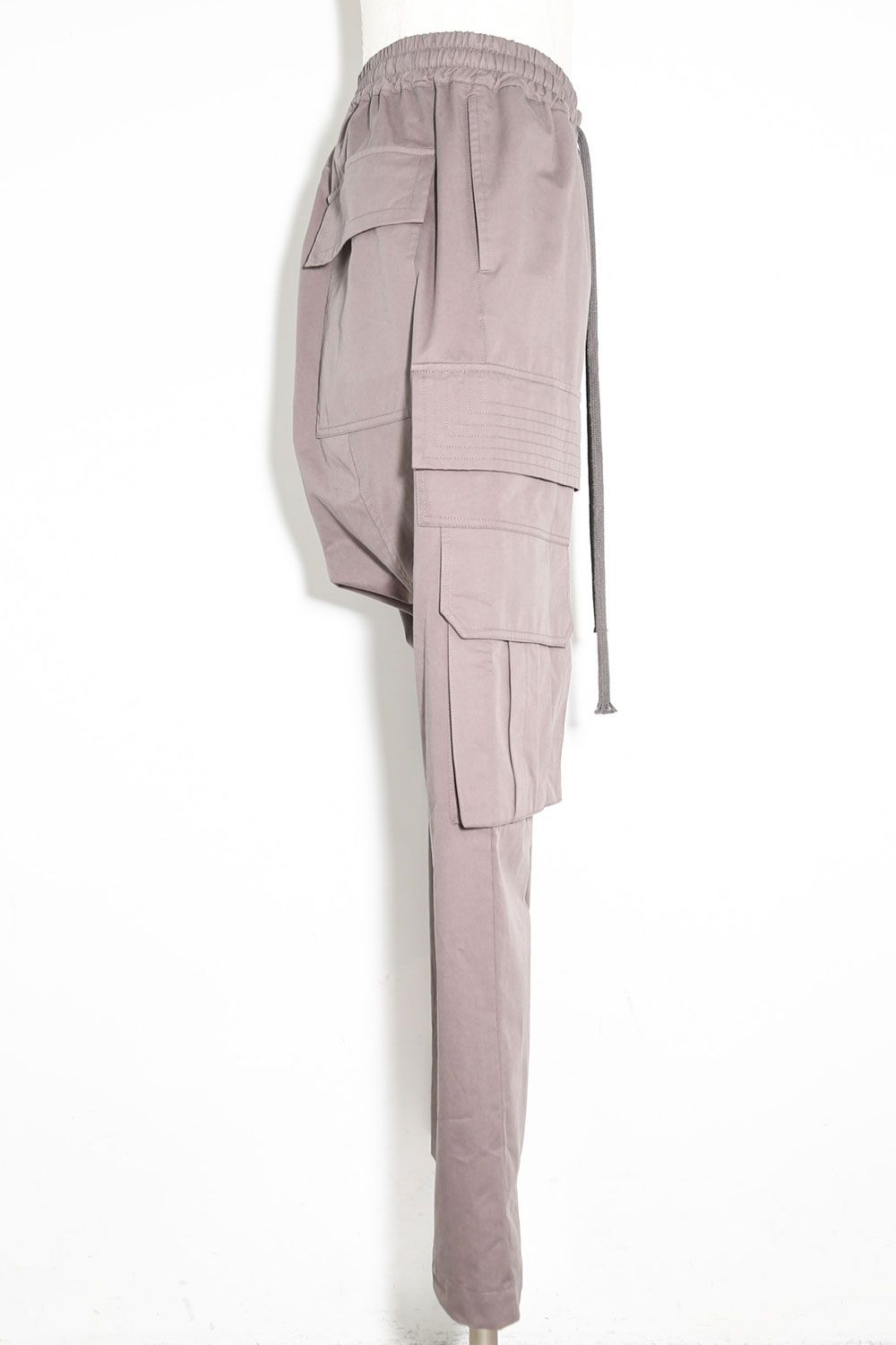 カーゴサルエルイージーパンツ / Front Zip Cargo Sarouel Easy Pants / グレー