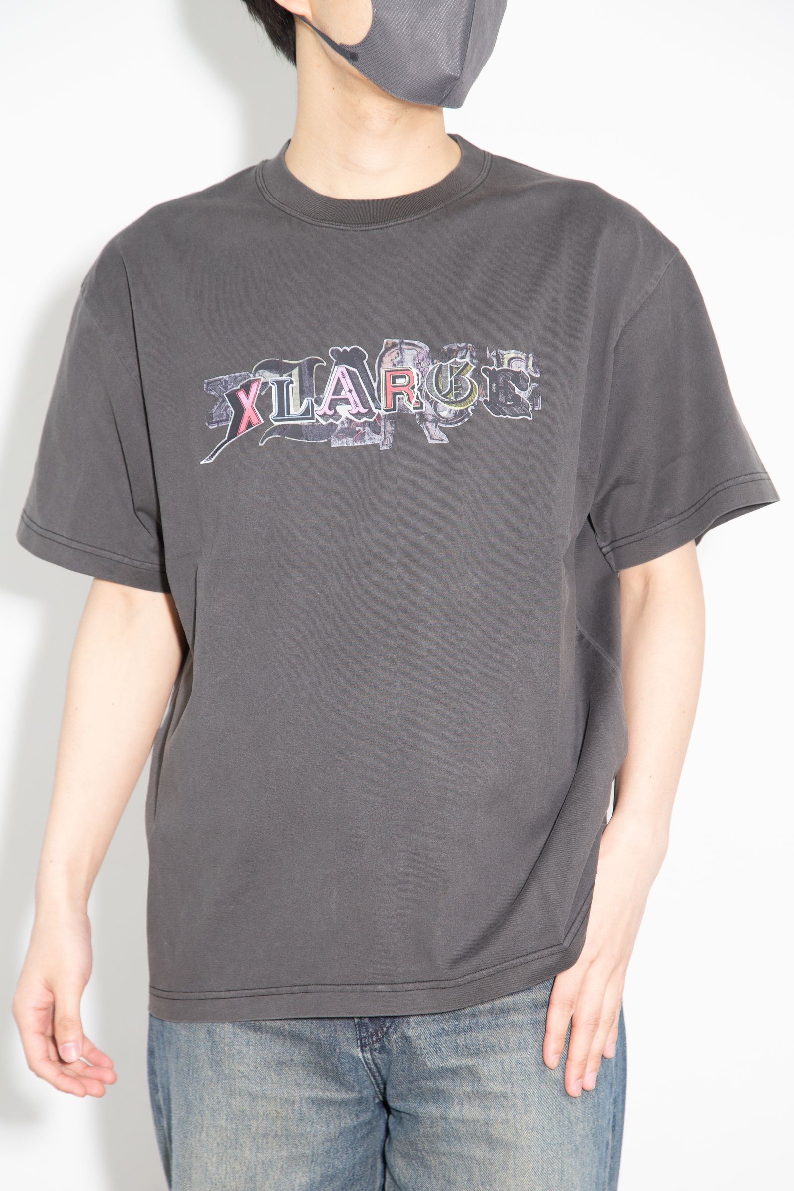LETTERING S/S TEE / ブラック