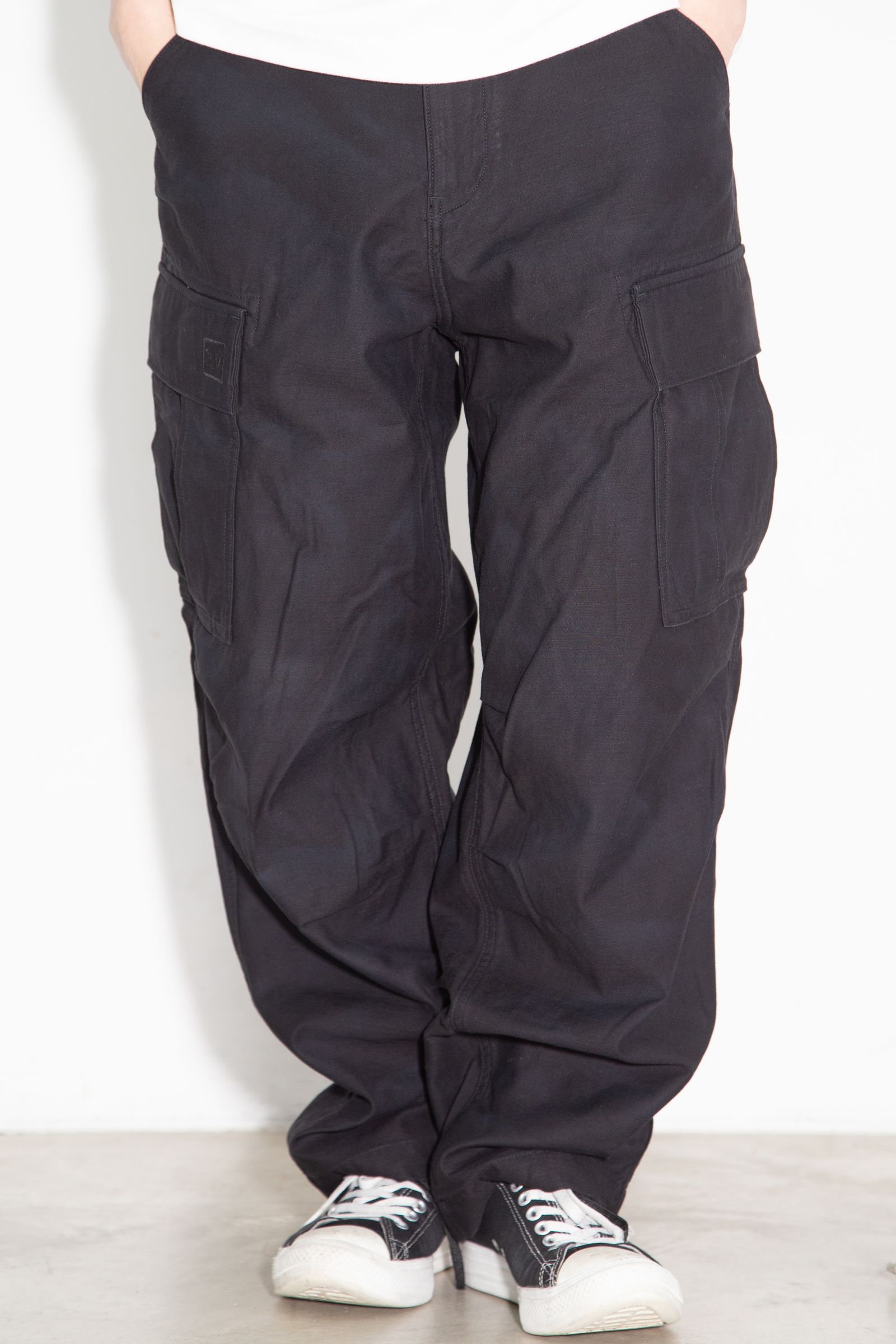 6-POCKET ARMY BAGGY PANTS / ブラック