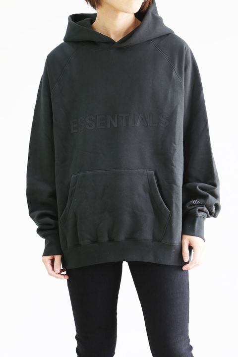 FRONT LOGO HOODIE / ブラック