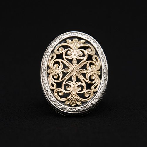 Garden Shadows Big Oval Ring / GR105