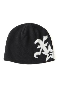 XG STAR LOGO JACQUARD BEANIE / ブラック
