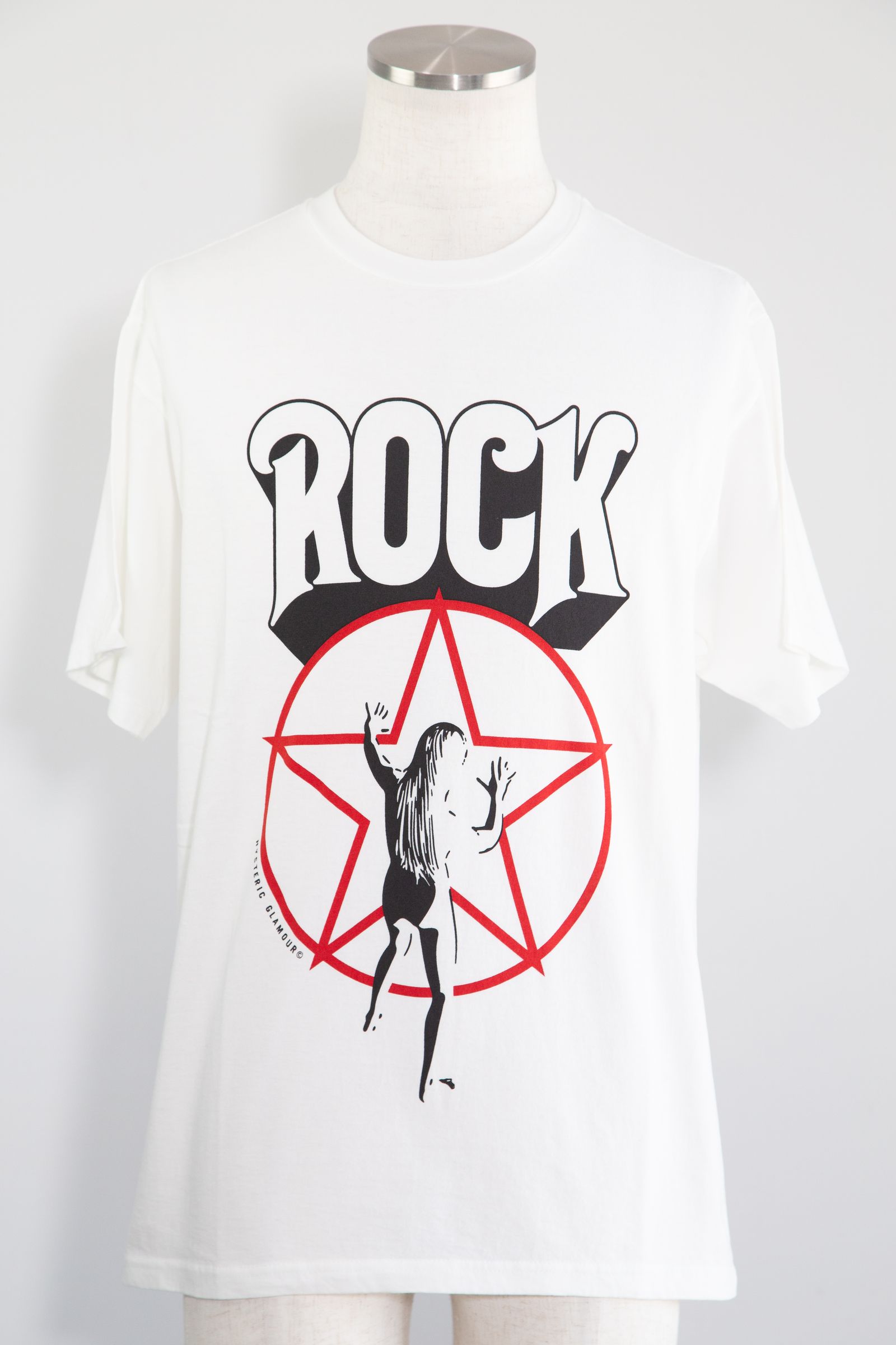 HYSTERIC GLAMOUR - HOLD YOUR FIRE Tシャツ / ホワイト | Tempt