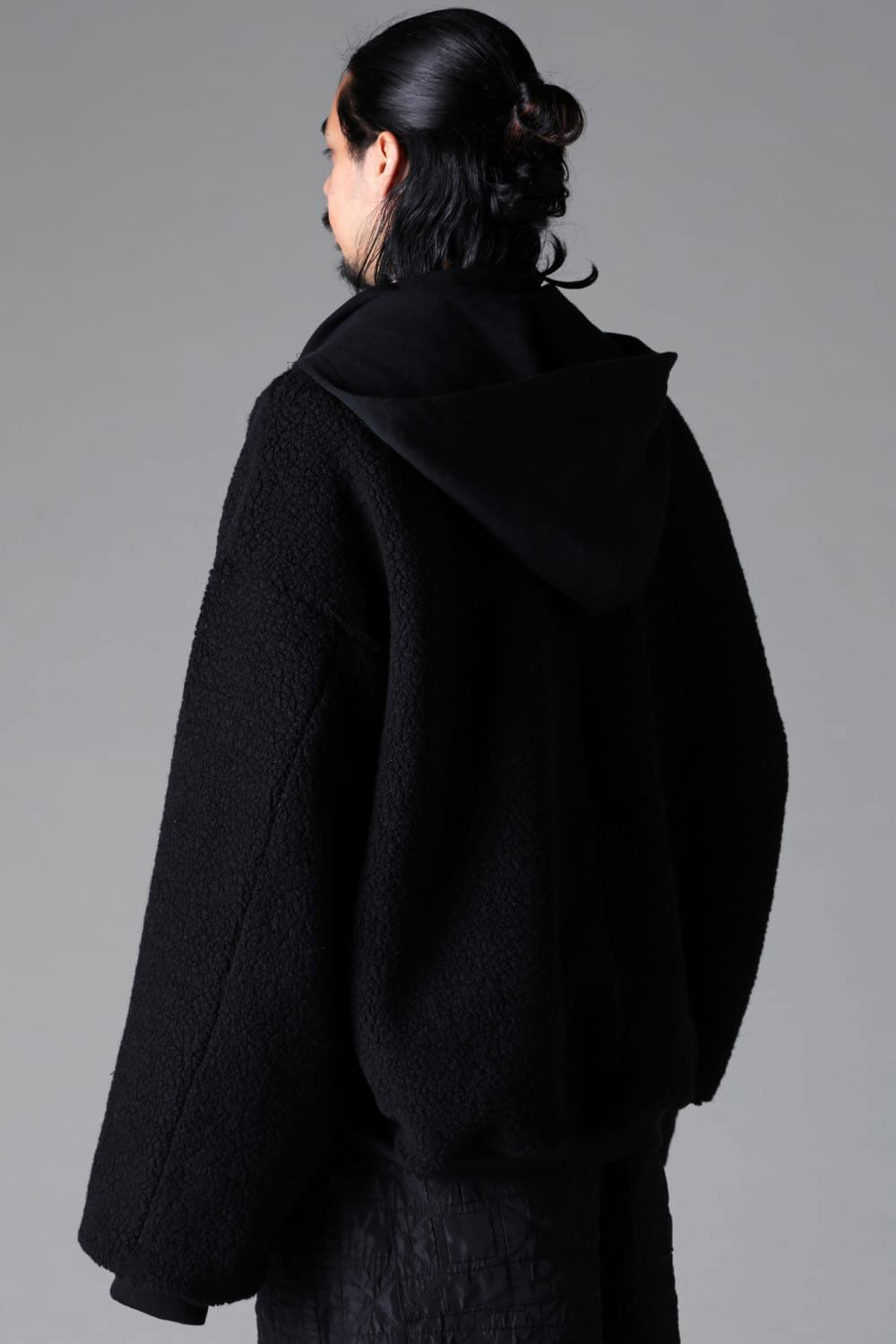 JUMBO HOODED MA-1 BLOUSON / ブラック