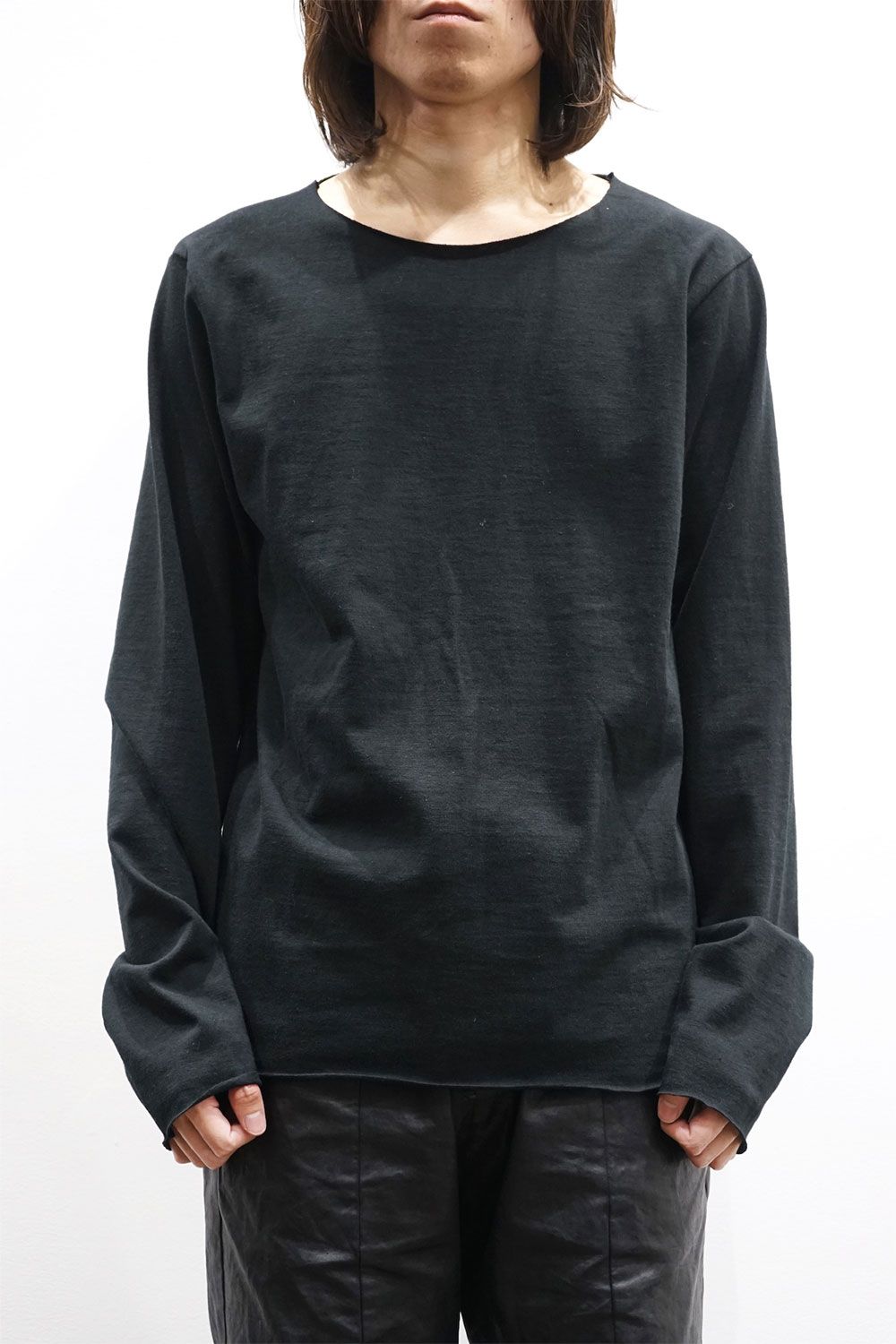 boat neck L/S pullover