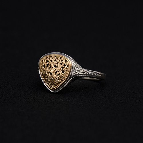 Mediterranean Triangle Pinky Ring / GR120