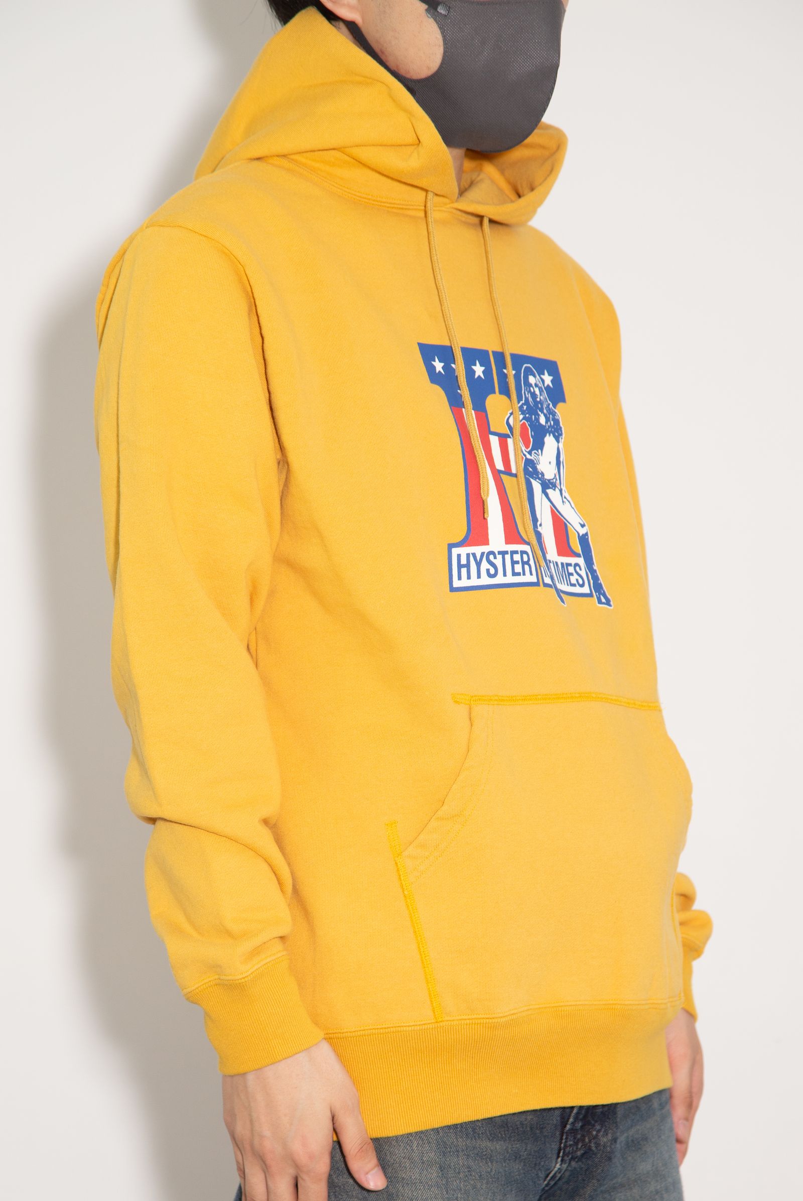 HYSTERIC GLAMOUR RAMONES イエロー コラボ パーカー HYSTERIC GLAMOUR RAMONES イエロー コラボ パーカー