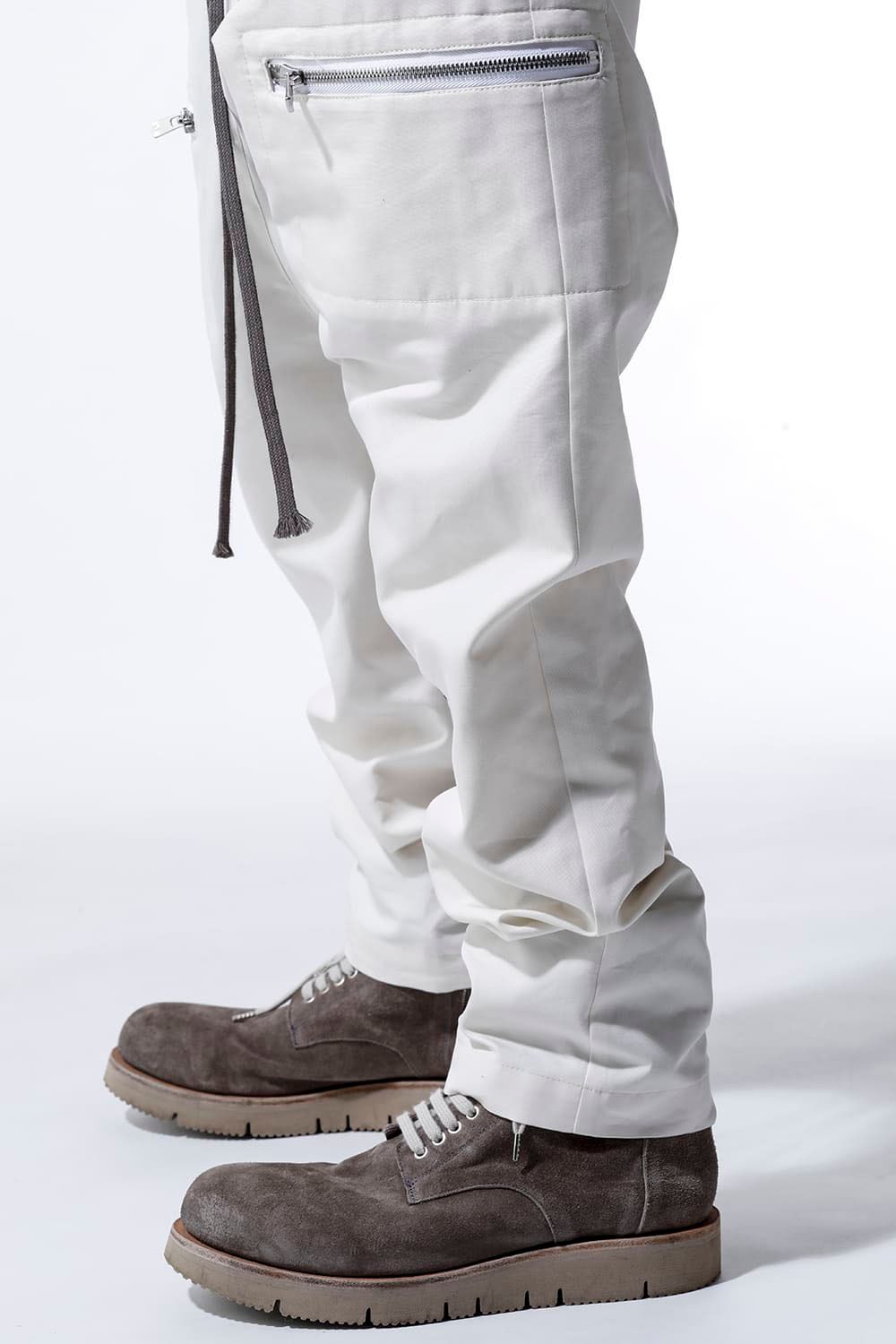 サイドジップワイドパンツ / Side Zip Long Pants / アイボリー