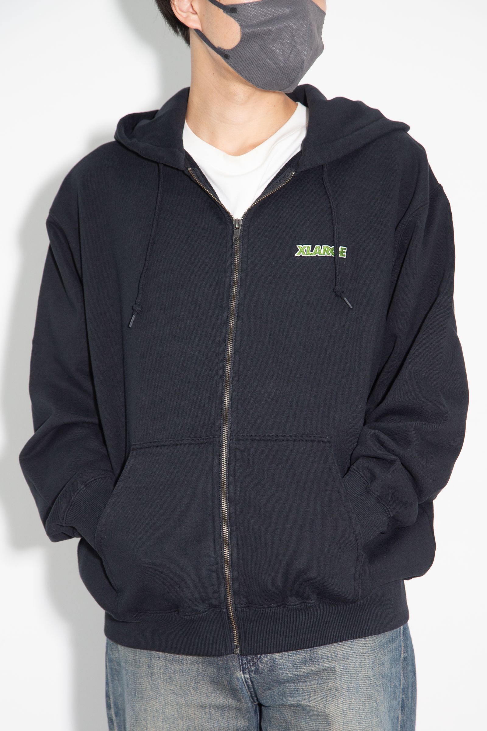OLD OG ZIP HOODED SWEATSHIRT / ブラック