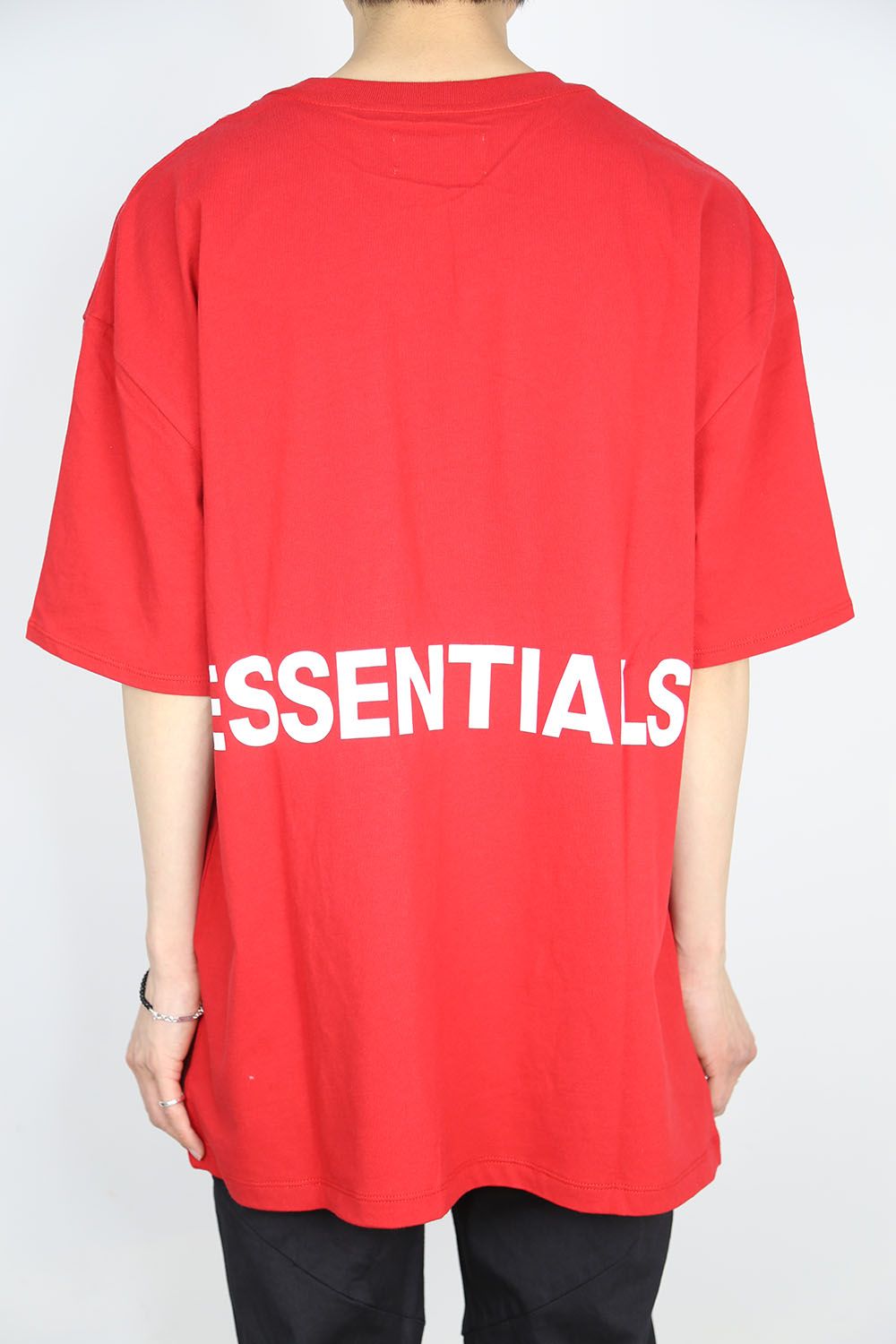 BACK LOGO S/S TEE / レッド