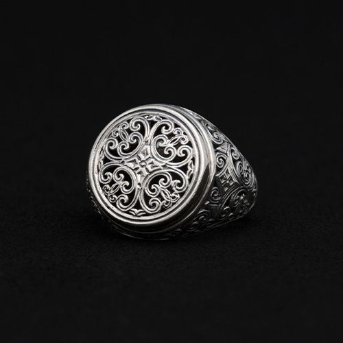 Mediterranean Round Shape Ring / GR013