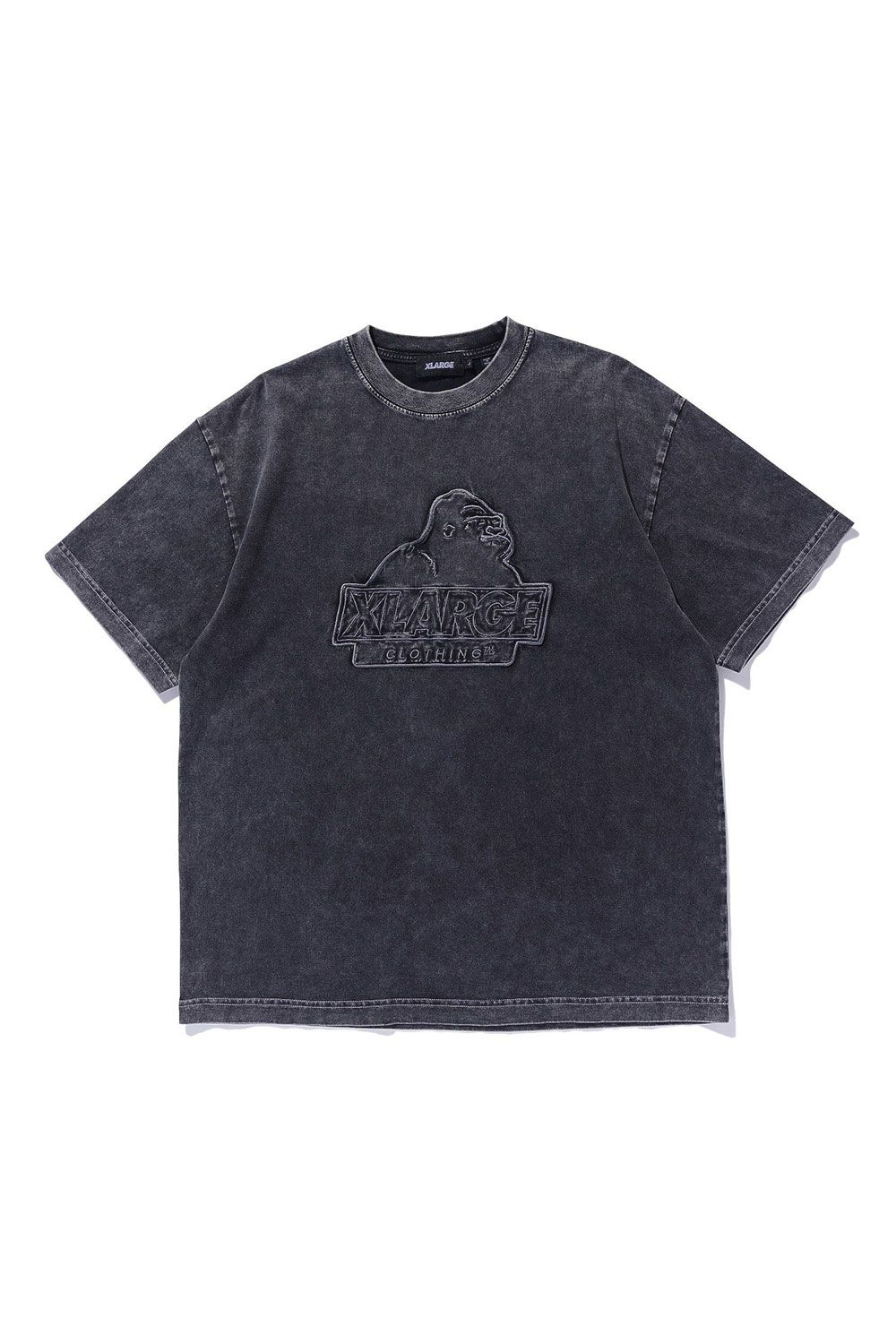 CHEMICAL WASH SLANTED OG S/S TEE / ブラック