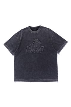 CHEMICAL WASH SLANTED OG S/S TEE / ブラック
