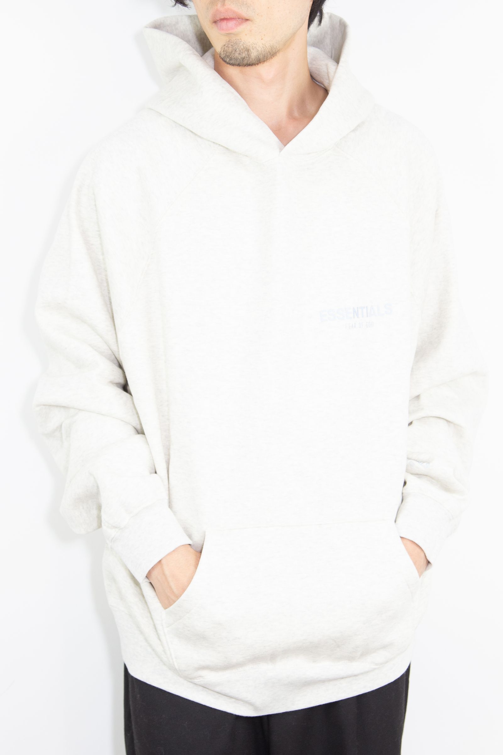 FOG ESSENTIALS - 21FW ONE POINT LOGO SWEAT HOODIE / ヘザー ...