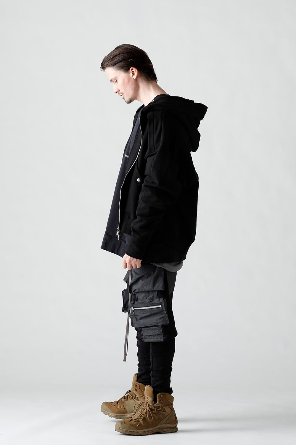 Cargo Sarouel Bomber Heat Shorts / ブラック