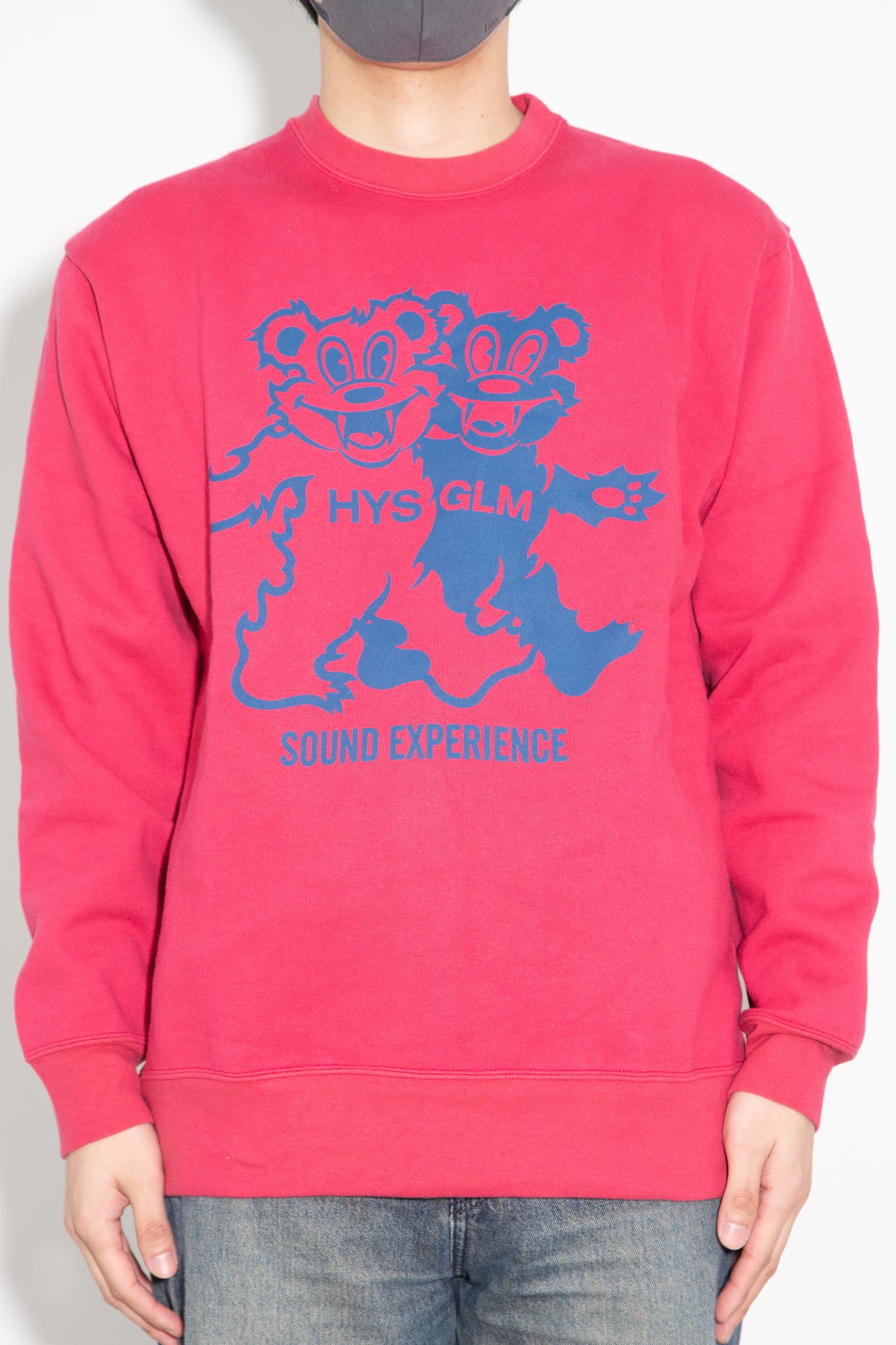 FIRE BEAR PARTY スウェット / ピンク