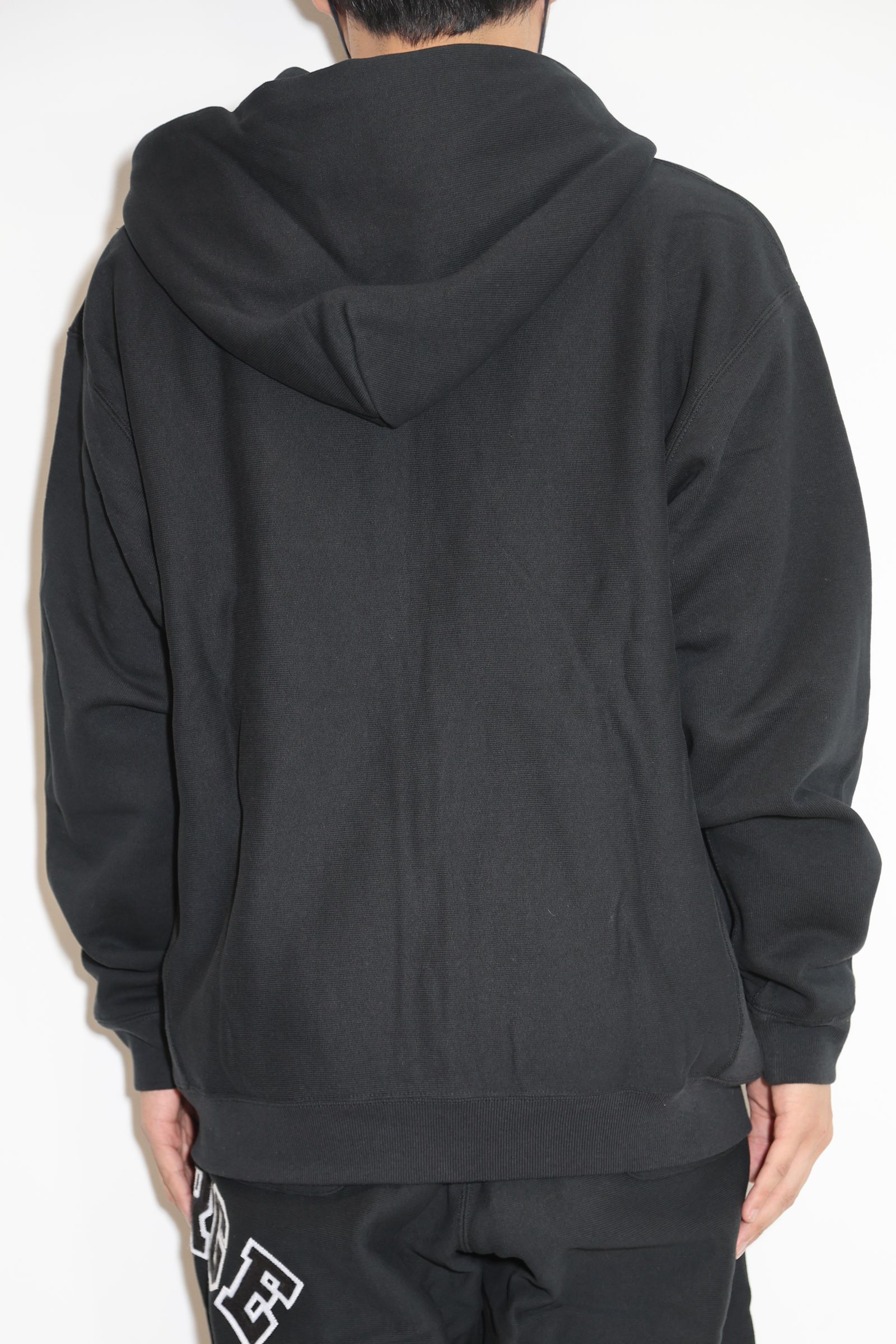 【セットアップ】XLARGE×Champion REVERSE WEAVE ZIP HOODED SWEATSHIRT・PANTS / ブラック