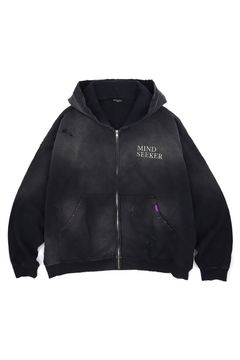 Overfit New Logo Zip Hoodie / ブラック