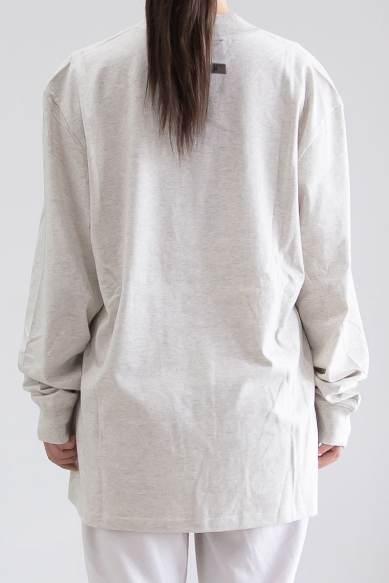 21FW 1POINT LOGO LS TEE / ライトオートミール