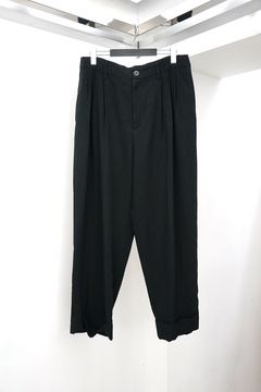Three-Tuck Double-Hem Pants