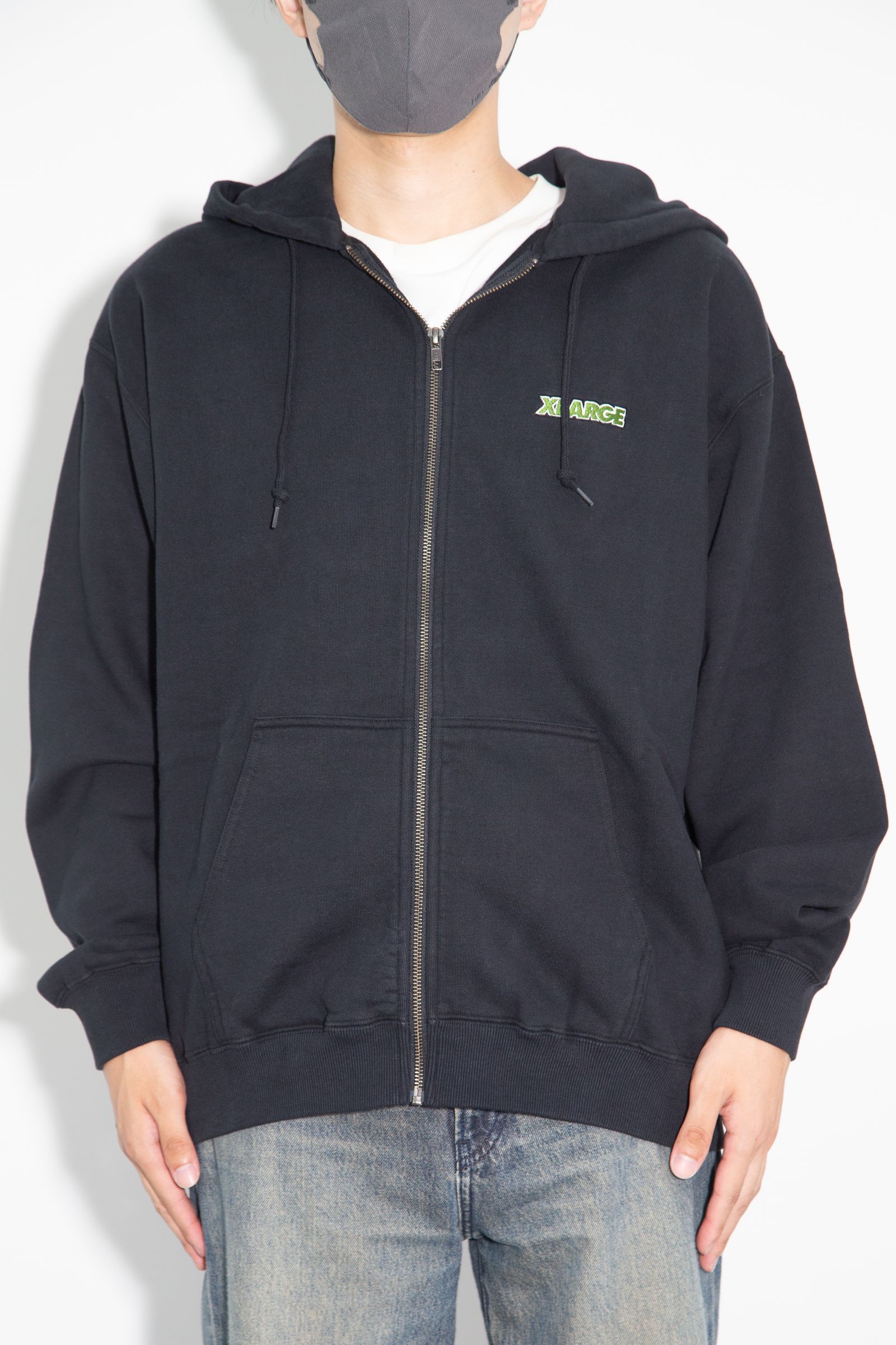 OLD OG ZIP HOODED SWEATSHIRT / ブラック