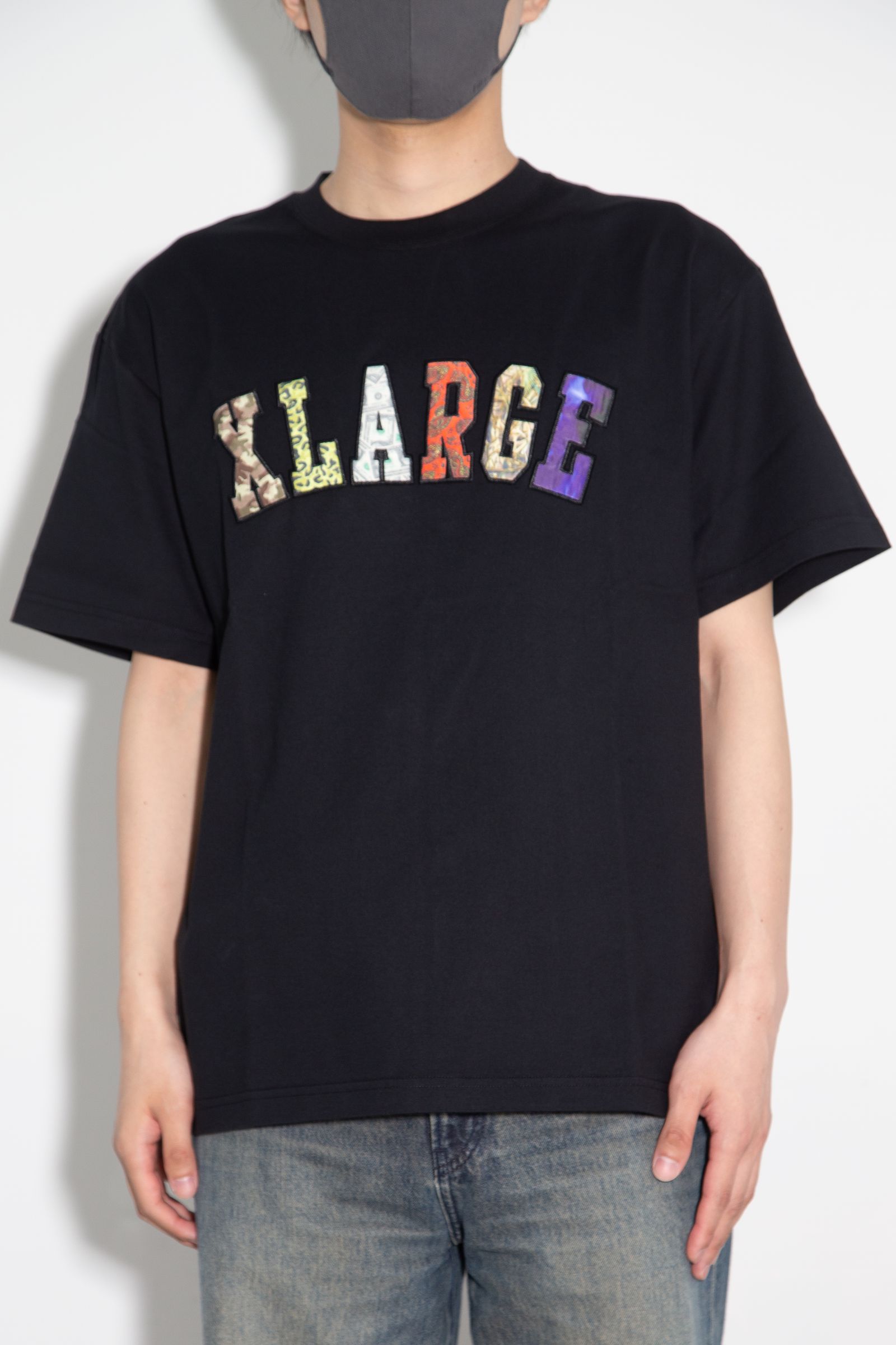 MIX LOGO S/S TEE / ブラック