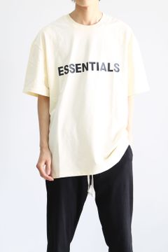FRONT LOGO S/S TEE / クリーム