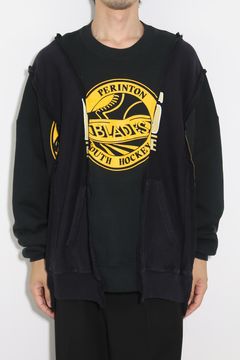 Wide College Sweat / B