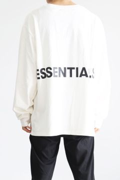 BACK LOGO L/S TEE / ホワイト