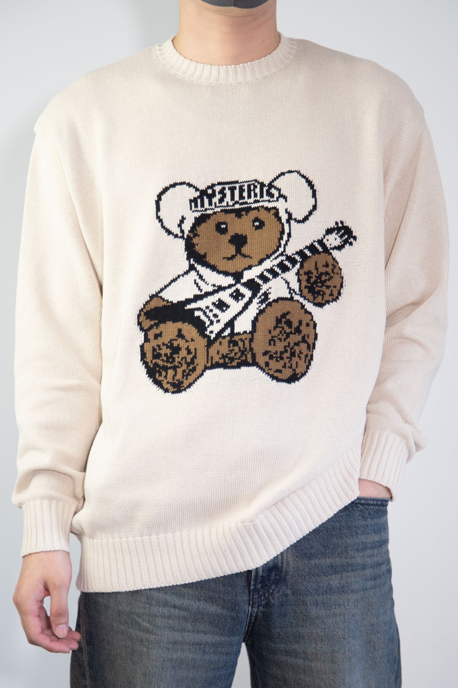 Hysteric Glamour クマプリント長袖Tシャツ　ヒステリックグラマー y□ヒステリックグラマー/HYSTERIC GLAMOURクマプリントTシャツ