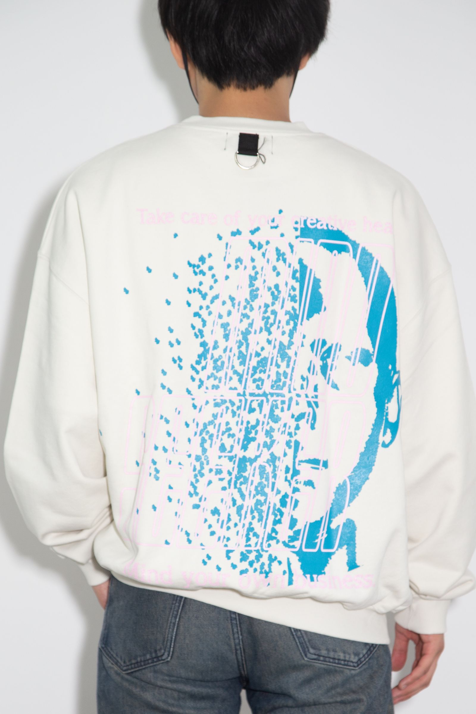 [ラスト1点 サイズ2] Creative Health Crewneck Sweatshirts / ホワイト