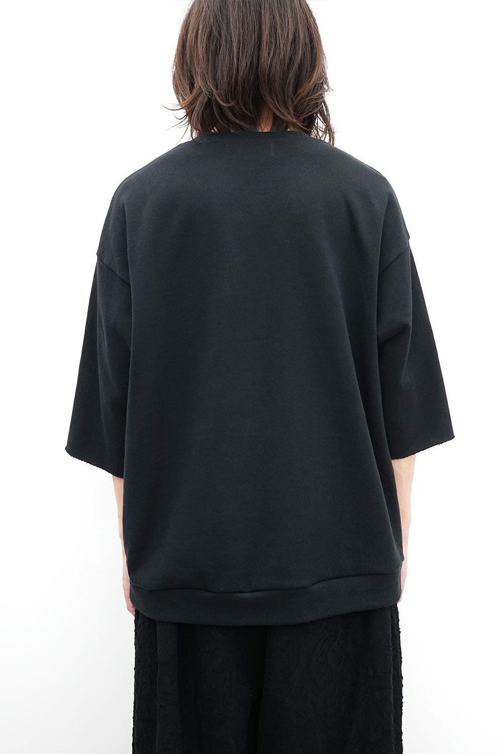 Short Sleeve Sweatshirt with Pocket