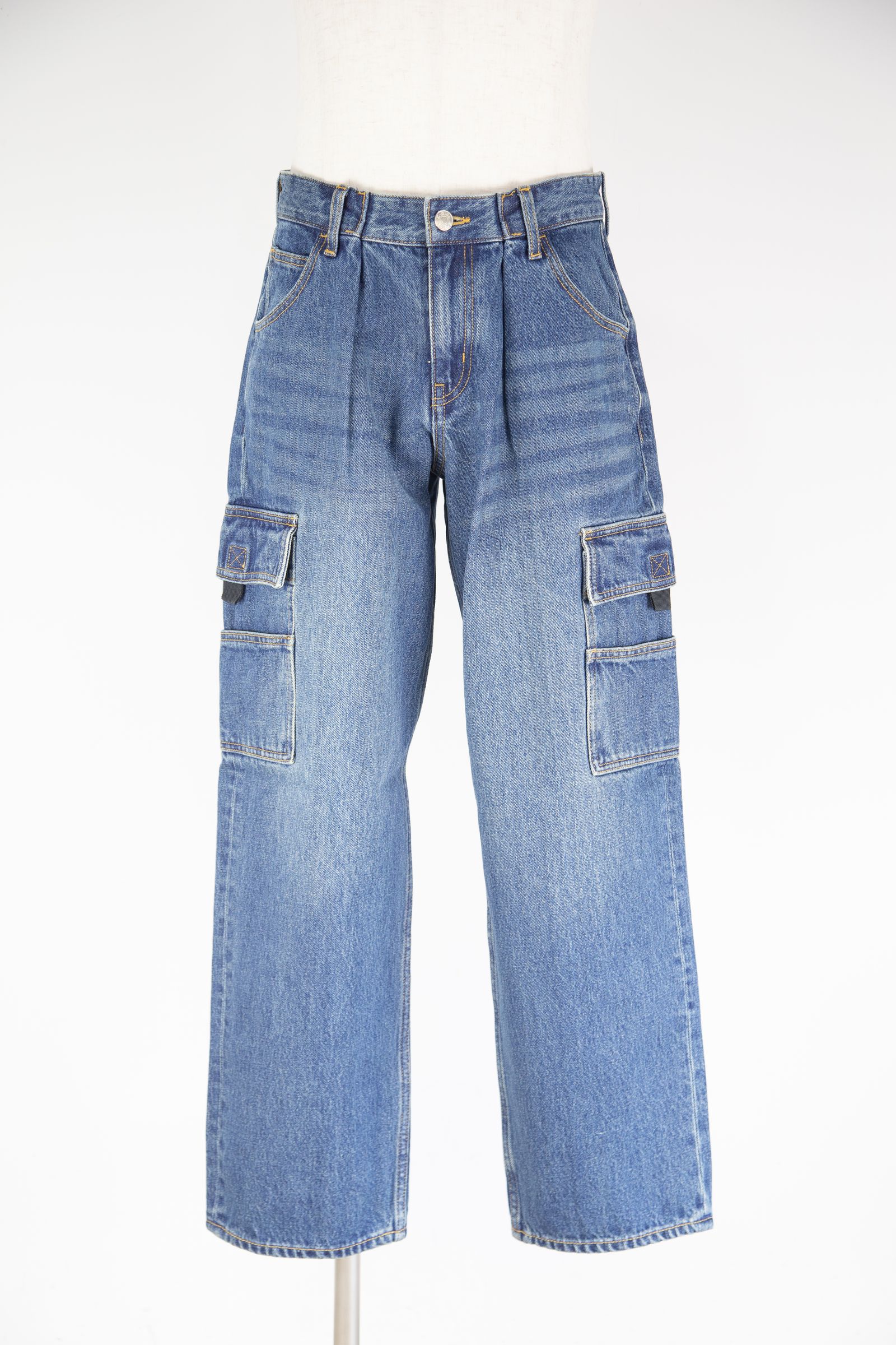 FACE WIDE CARGO PANTS / インディゴ