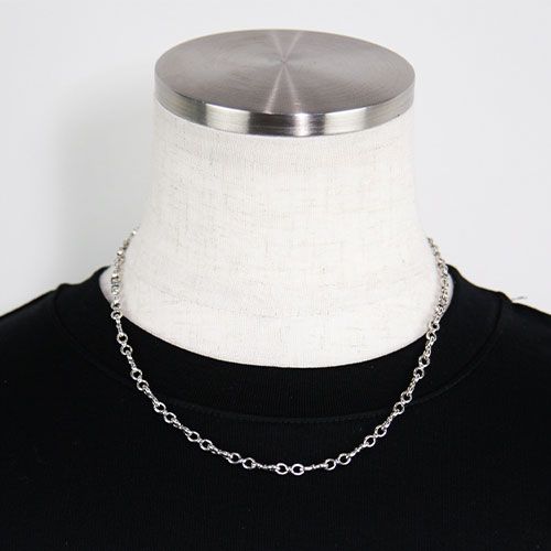 Handmade Double Loop Chain Necklace / GN005