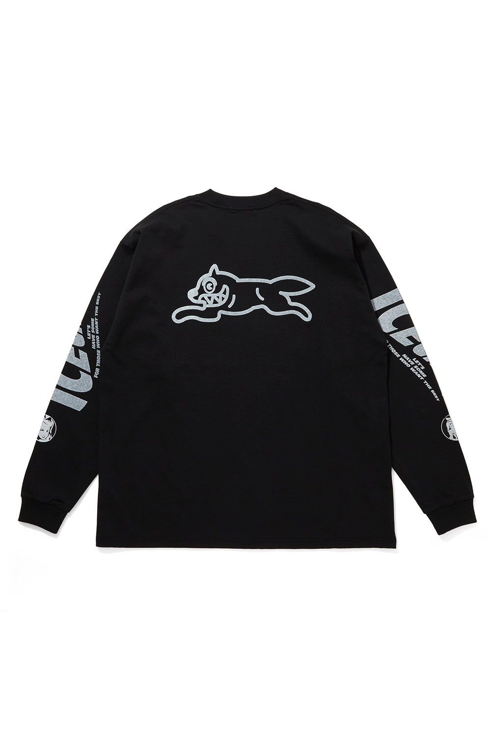 【ICECREAM】 COTTON LS T-SHIRT IC / ブラック