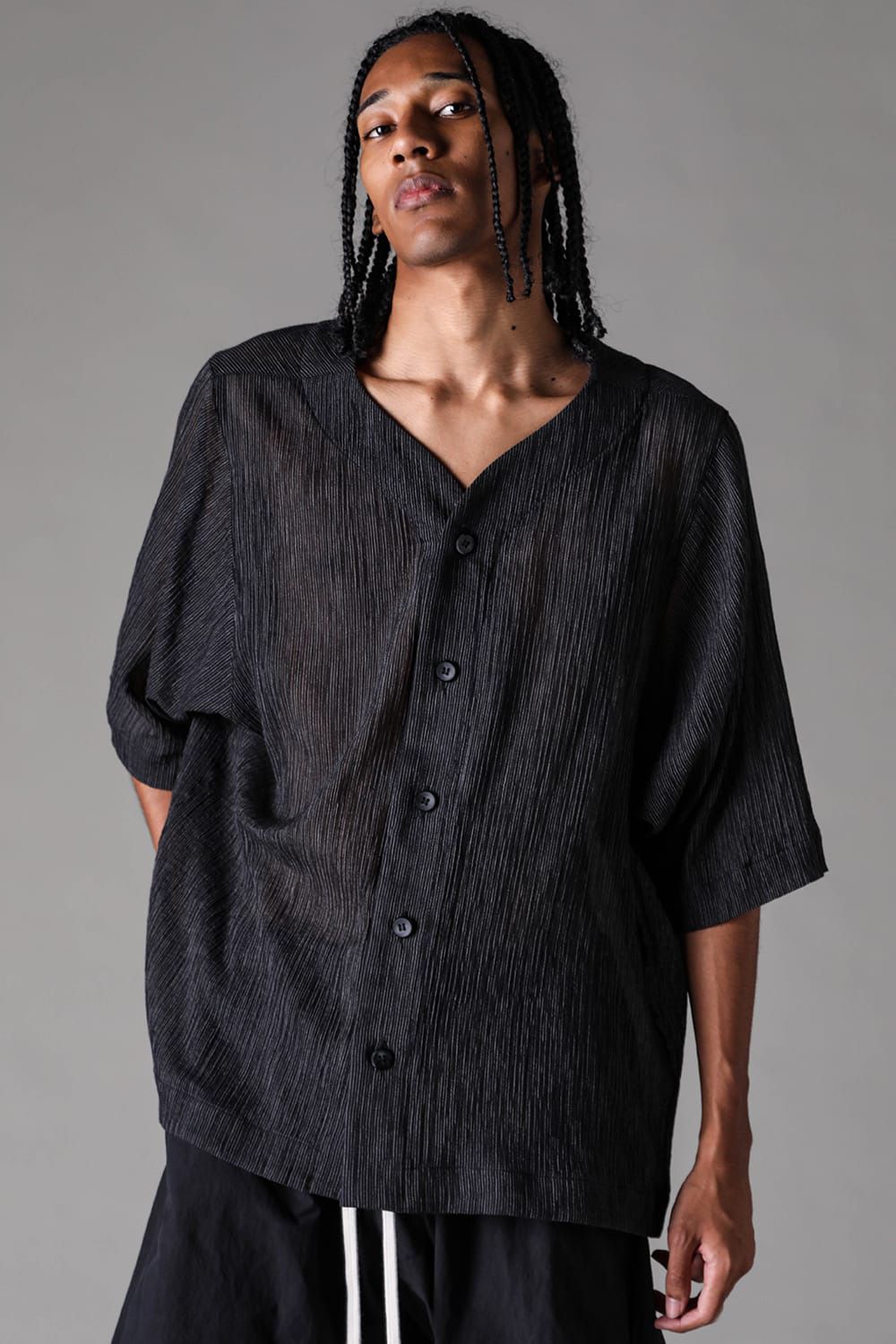 Oversized Kimono Baseball Shirts