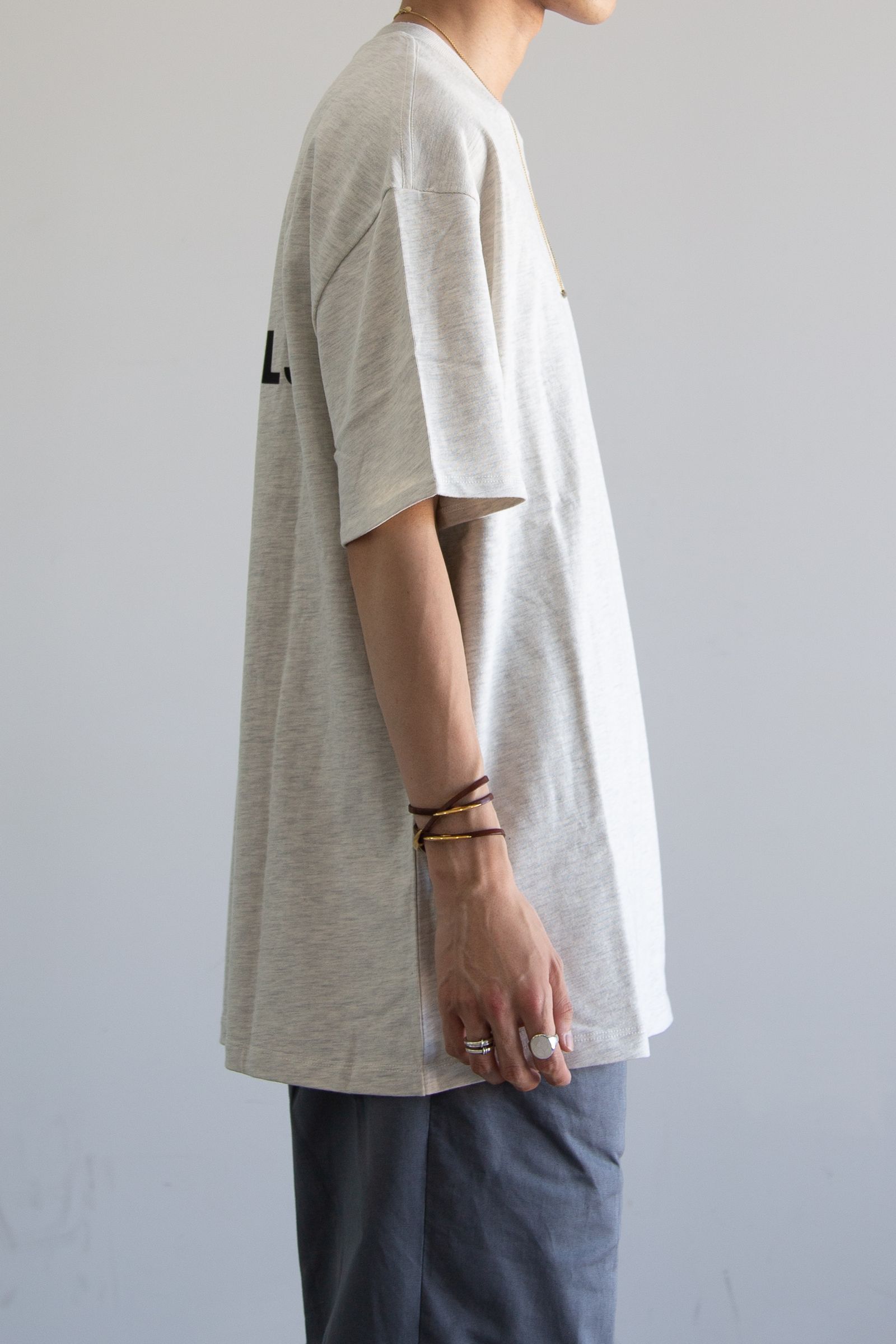 21SS BACK LOGO S/S TEE / ライトオートミール