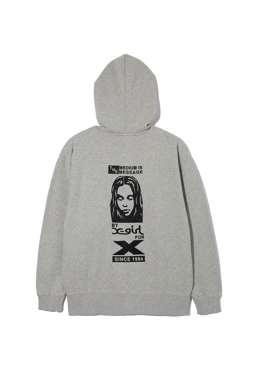 X-girl - BY X-GIRL FOR X ZIP UP SWEAT HOODIE / ブラック | Tempt