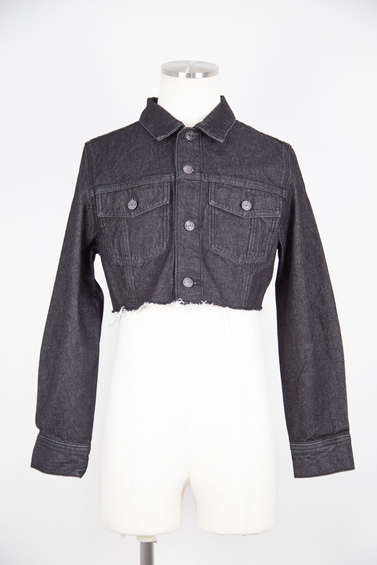 OVERDYED DENIM JACKET / ブラック
