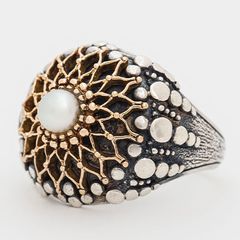 Byzantine Pearl Ring / GR033